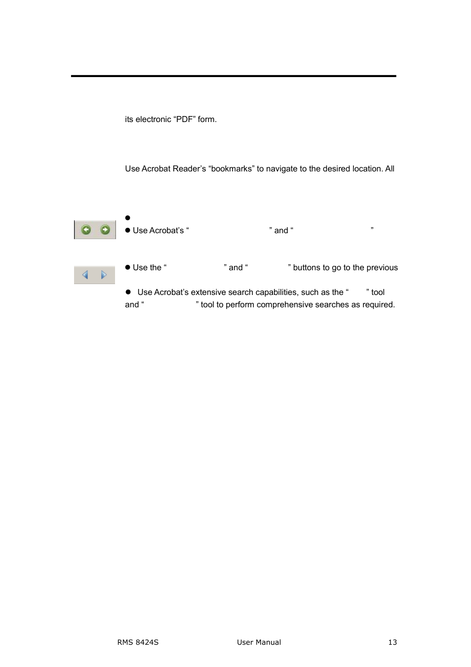 Manual usage, Brief introduction, Navigation | Catalogue and index | RGBLink RMS 8424S User Manual User Manual | Page 13 / 49