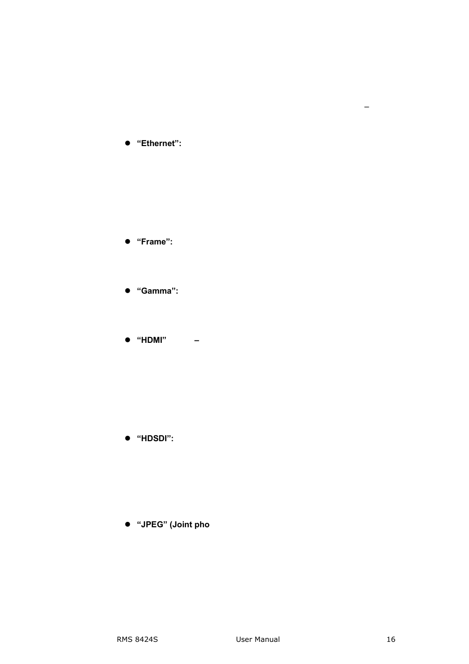 Brief introduction | RGBLink RMS 8424S User Manual User Manual | Page 16 / 49