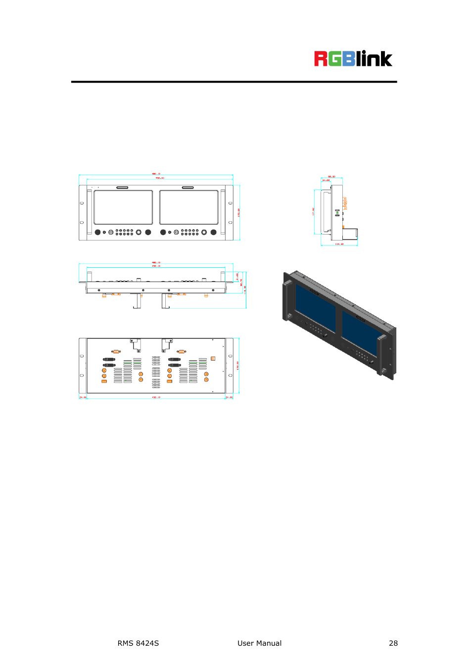Hardware installation, In this chapter | RGBLink RMS 8424S User Manual User Manual | Page 28 / 49