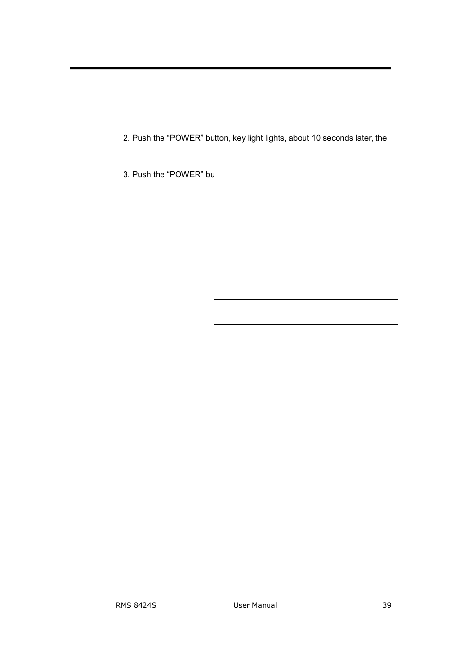 How to turn on/off the monitor, System setup and operation | RGBLink RMS 8424S User Manual User Manual | Page 39 / 49