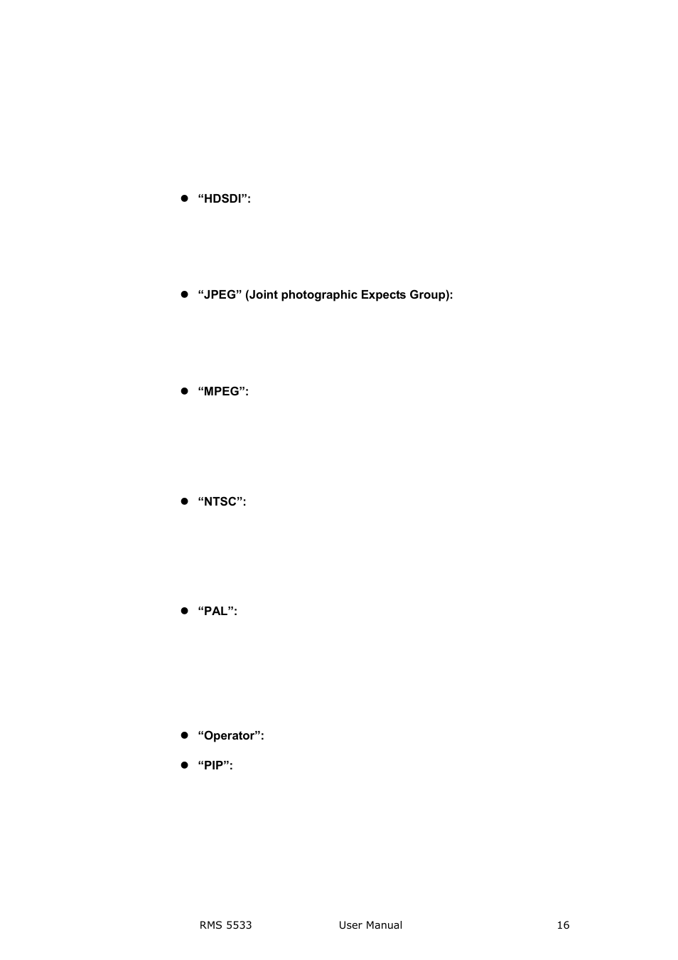 Brief introduction | RGBLink RMS 5533 User Manual | Page 16 / 50