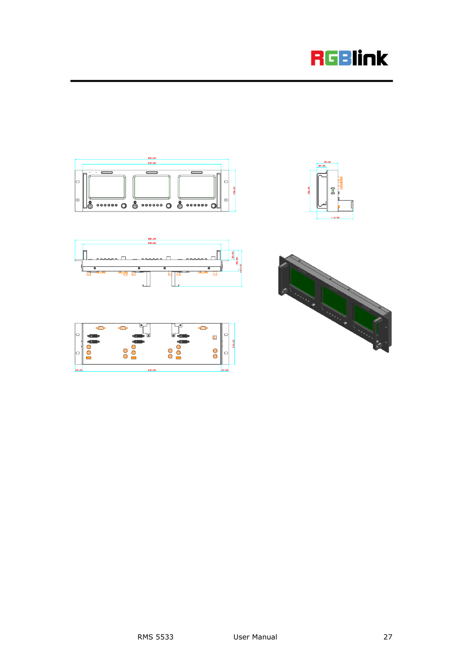 Hardware installation, In this chapter | RGBLink RMS 5533 User Manual | Page 27 / 50