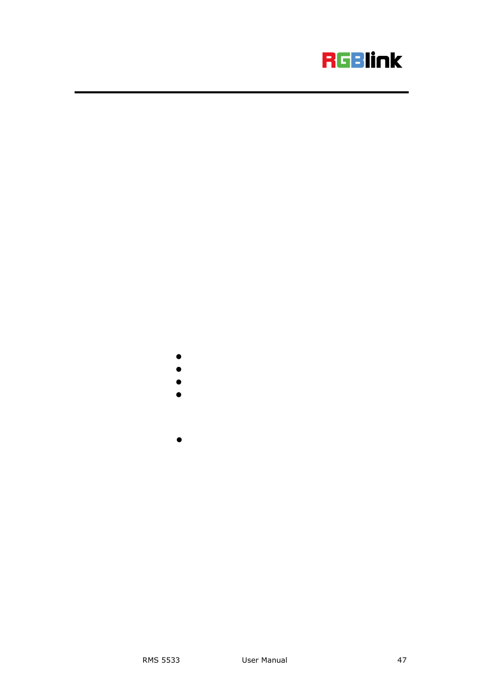 B. contact information, Contact information, Warranty | RGBLink RMS 5533 User Manual | Page 47 / 50