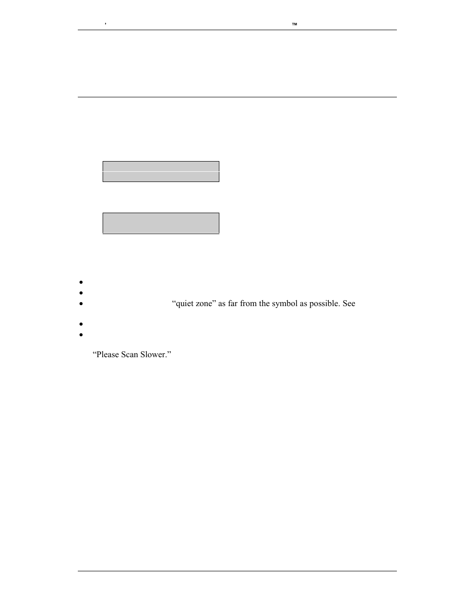 0 scanning symbols | RJS Inspector D4000 Auto Optic (FIRMWARE version A.05 and Earlier) User Manual | Page 26 / 81