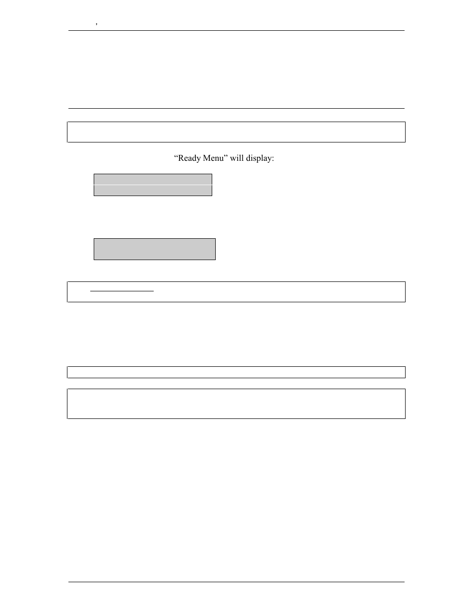 0 main menu selections | RJS Inspector D4000 Laser (FIRMWARE version A.05 and Earlier) User Manual | Page 15 / 81