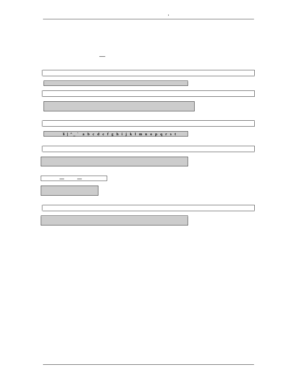 Table a-2 (code 128 — subset b) | RJS Inspector D4000 Laser (FIRMWARE version A.05 and Earlier) User Manual | Page 40 / 81