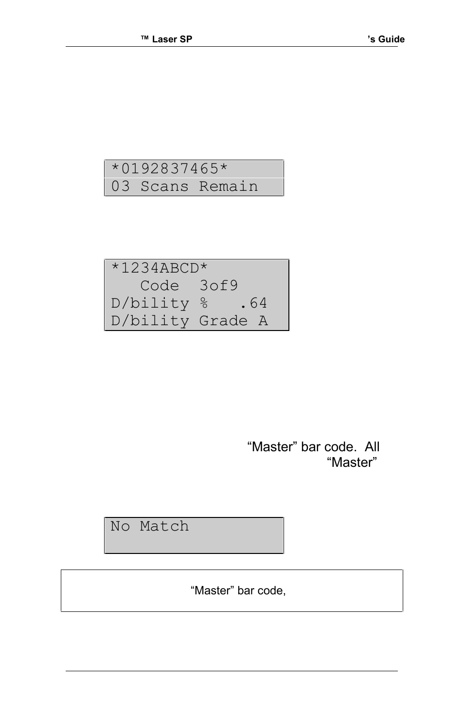 No match | RJS Inspector D4000 SP (FIRMWARE version A.06 and Later) User Manual | Page 30 / 77