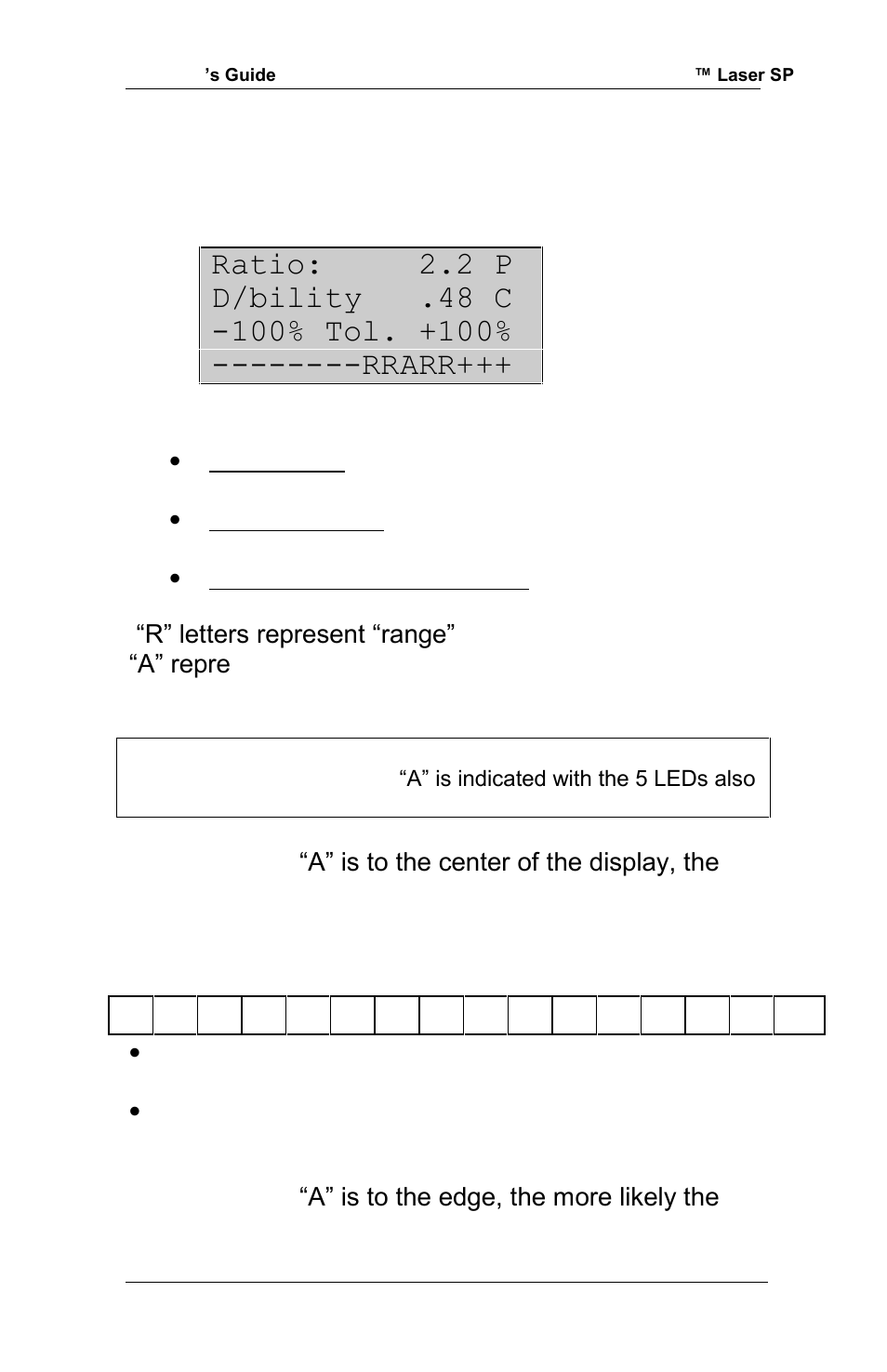 This screen shows | RJS Inspector D4000 SP (FIRMWARE version A.06 and Later) User Manual | Page 33 / 77