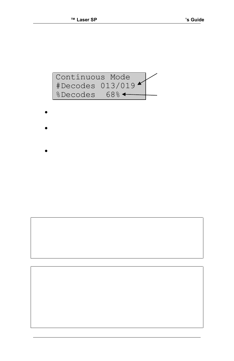 This is not the iso/ansi decodability percentage) | RJS Inspector D4000 SP (FIRMWARE version A.06 and Later) User Manual | Page 36 / 77