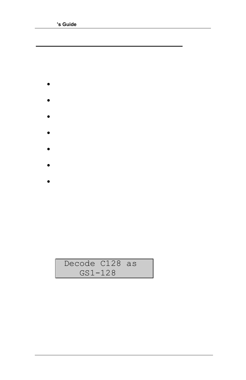 Appendix f (gs1-128 specification) | RJS Inspector D4000 SP (FIRMWARE version A.06 and Later) User Manual | Page 53 / 77