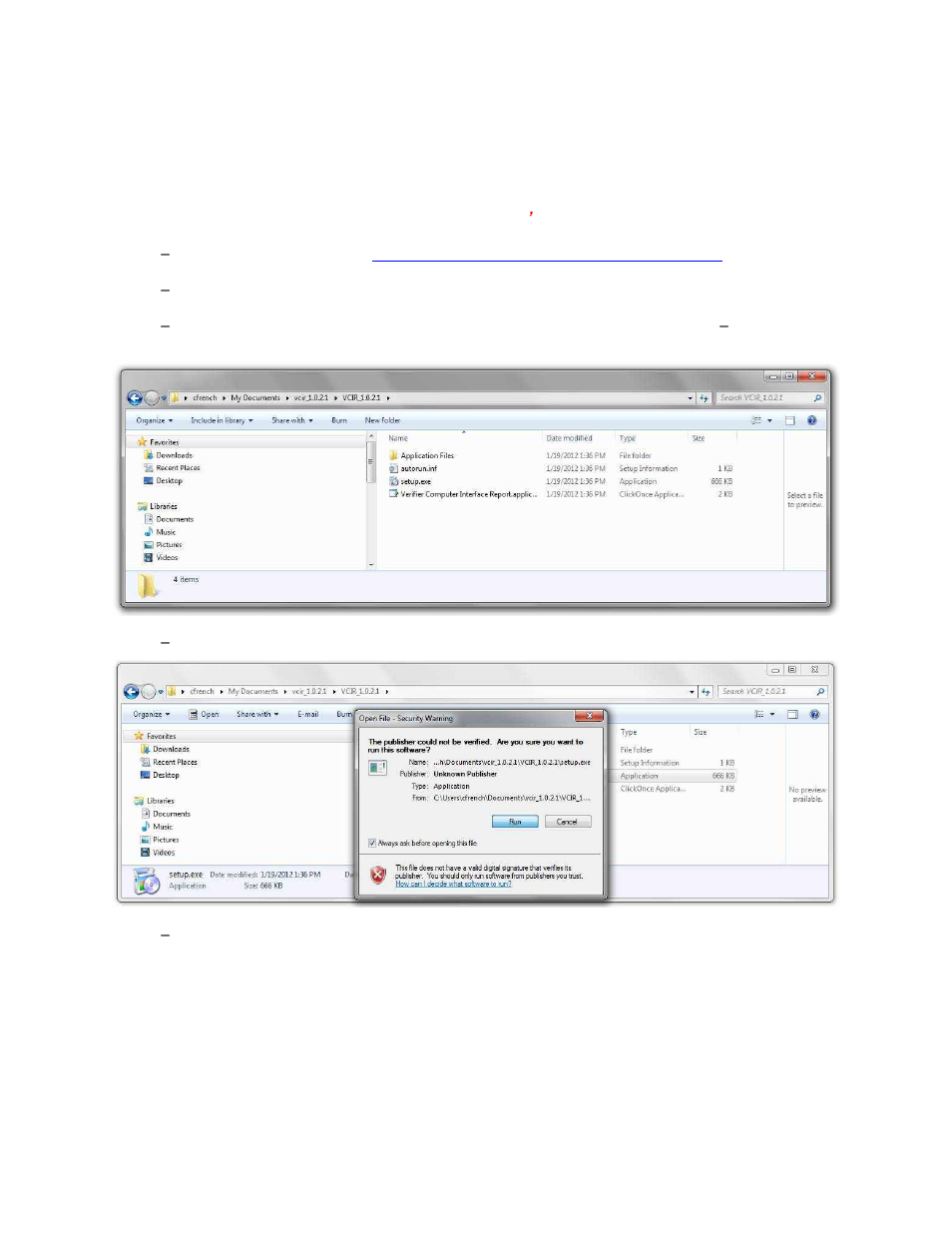 RJS Verifier Computer Interface Report (VCIR) Installation User Manual | 4 pages