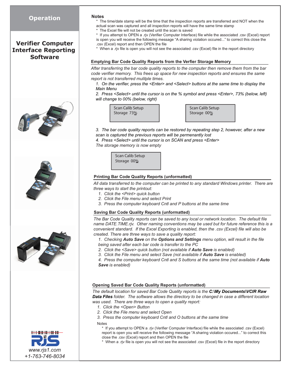 RJS Verifier Computer Interface Report (VCIR) Manual User Manual | Page 4 / 6