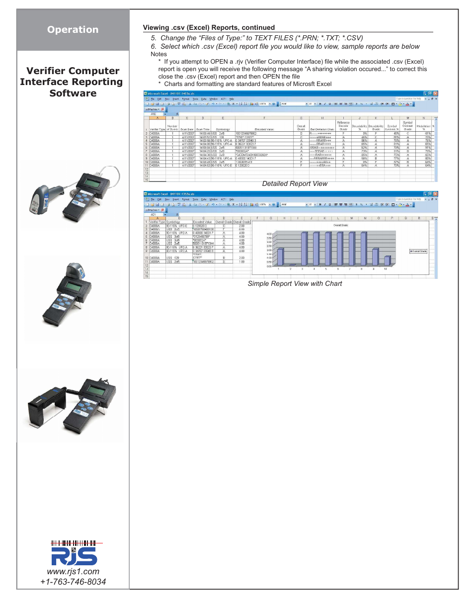 RJS Verifier Computer Interface Report (VCIR) Manual User Manual | Page 6 / 6