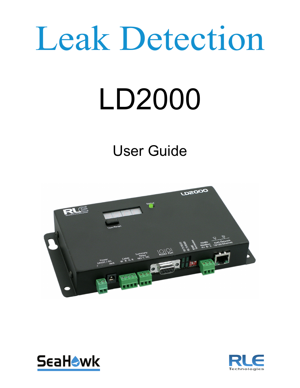 RLE LD2000 User Manual | 78 pages