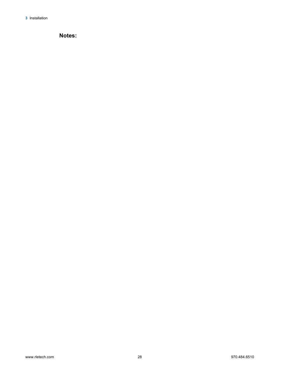 RLE LD2000 User Manual | Page 28 / 78
