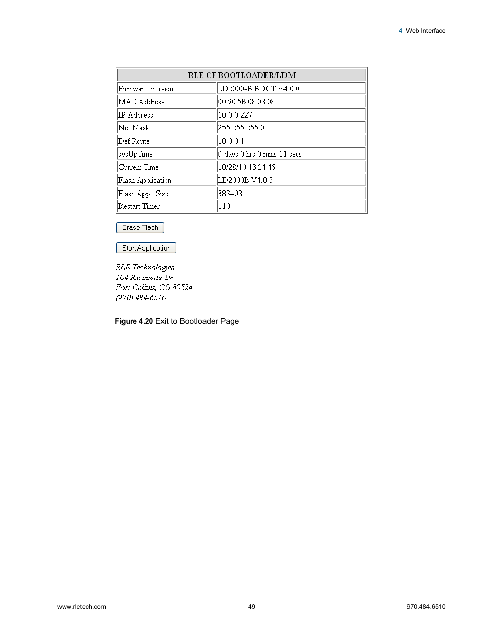 RLE LD2000 User Manual | Page 49 / 78