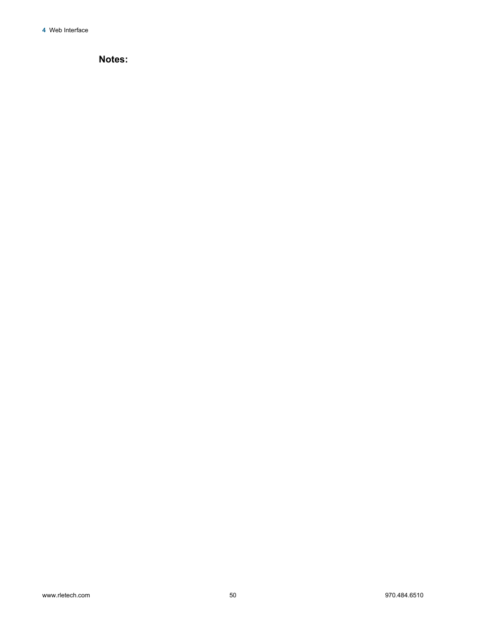 RLE LD2000 User Manual | Page 50 / 78