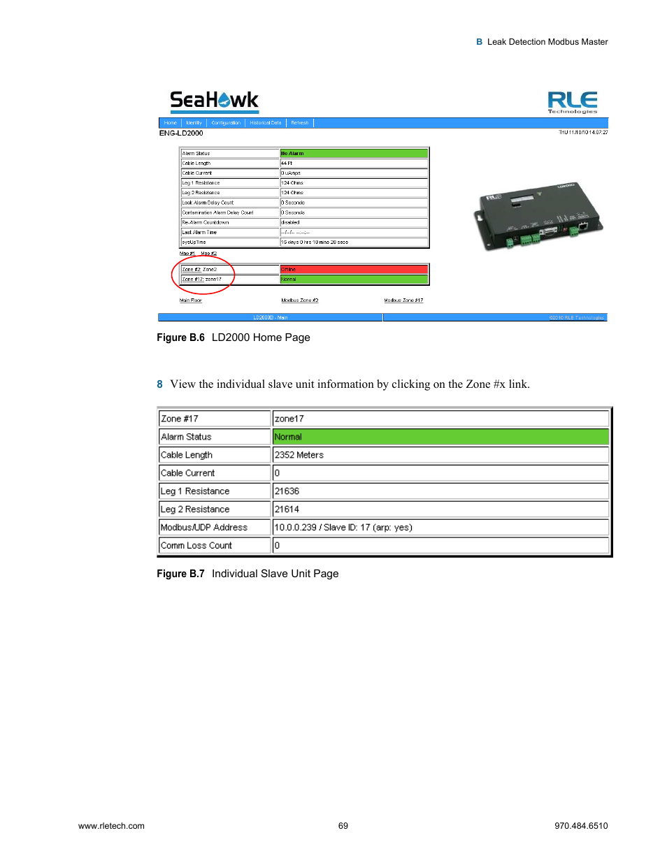 RLE LD2000 User Manual | Page 69 / 78