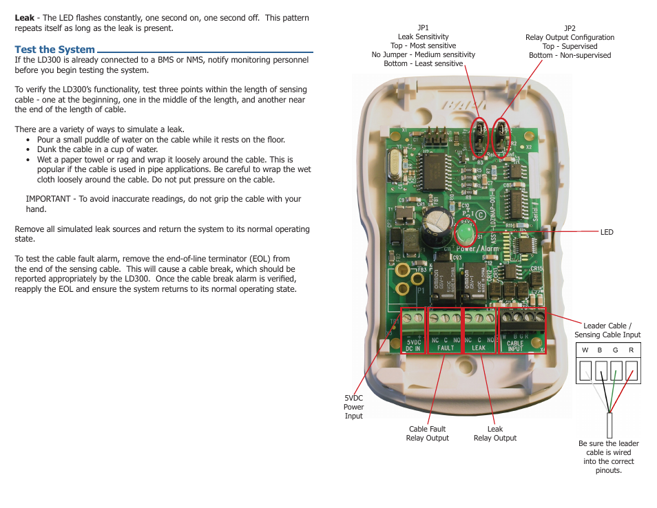 RLE LD300 User Manual | Page 2 / 2