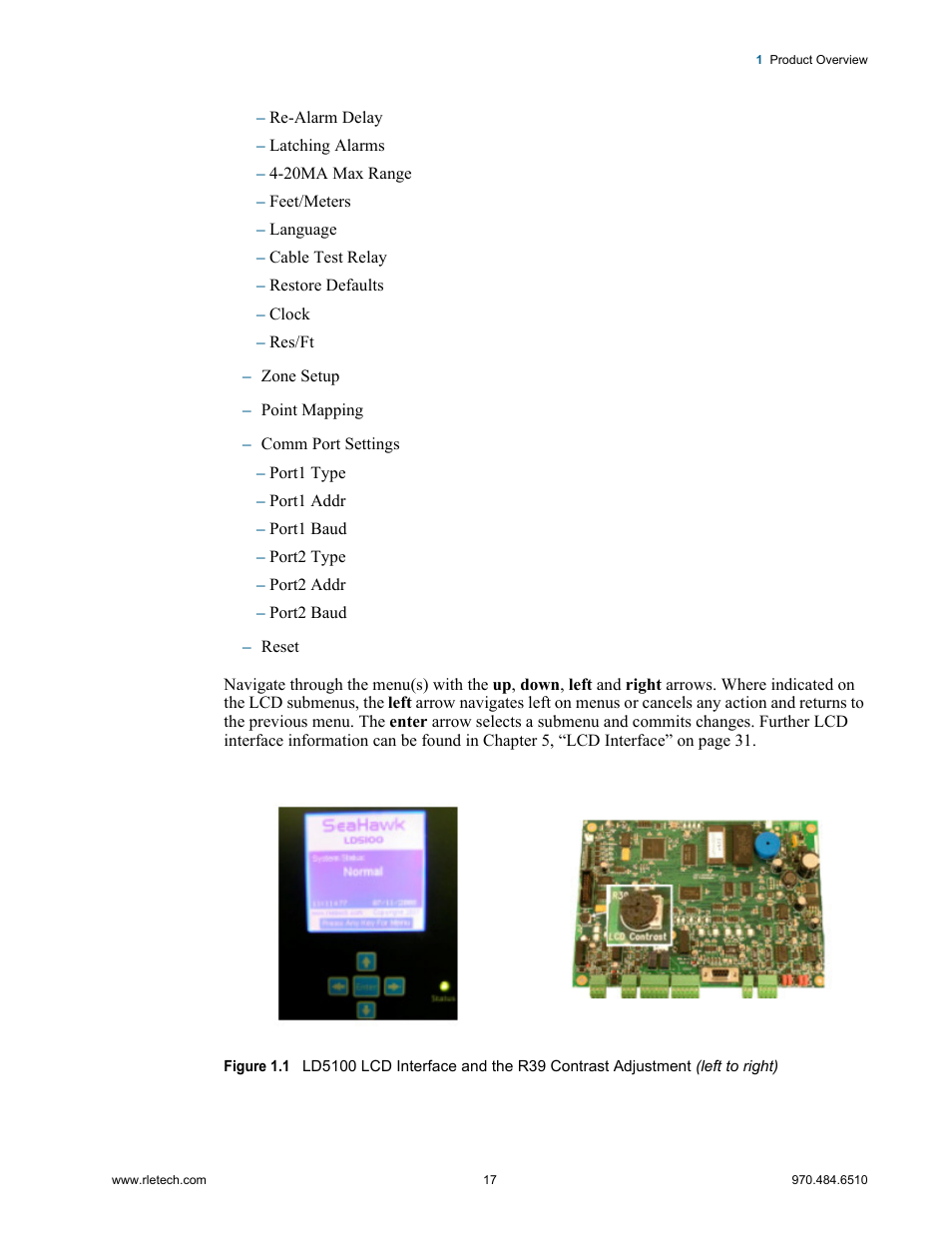 Figure 1.1 | RLE LD5100 User Manual | Page 17 / 72