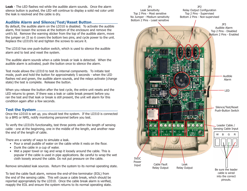 RLE LD310 User Manual | Page 2 / 2