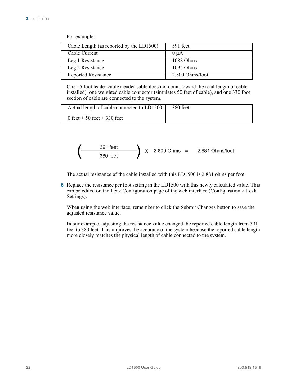 RLE LD1500 V.3.1 User Manual | Page 22 / 52