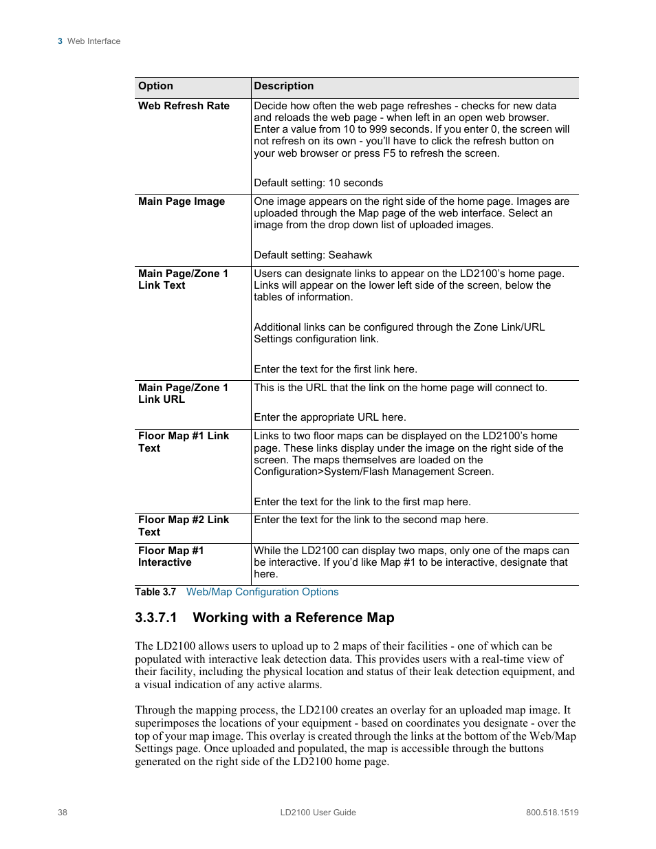 Working with a reference map, 1 working with a reference map | RLE LD2100 V.2.6 User Manual | Page 38 / 92