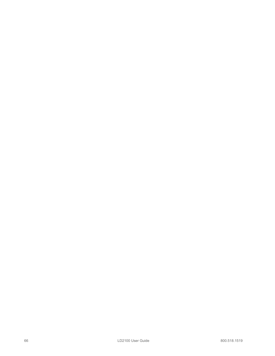 RLE LD2100 V.2.6 User Manual | Page 66 / 92