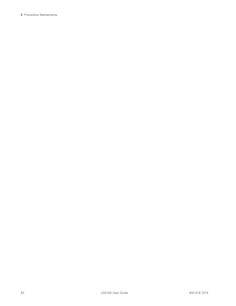RLE LD2100 V.2.6 User Manual | Page 82 / 92