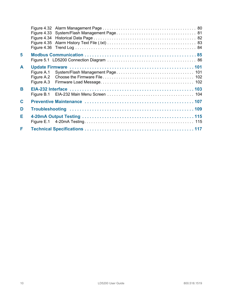 RLE LD5200 V.2.3 User Manual | Page 10 / 118