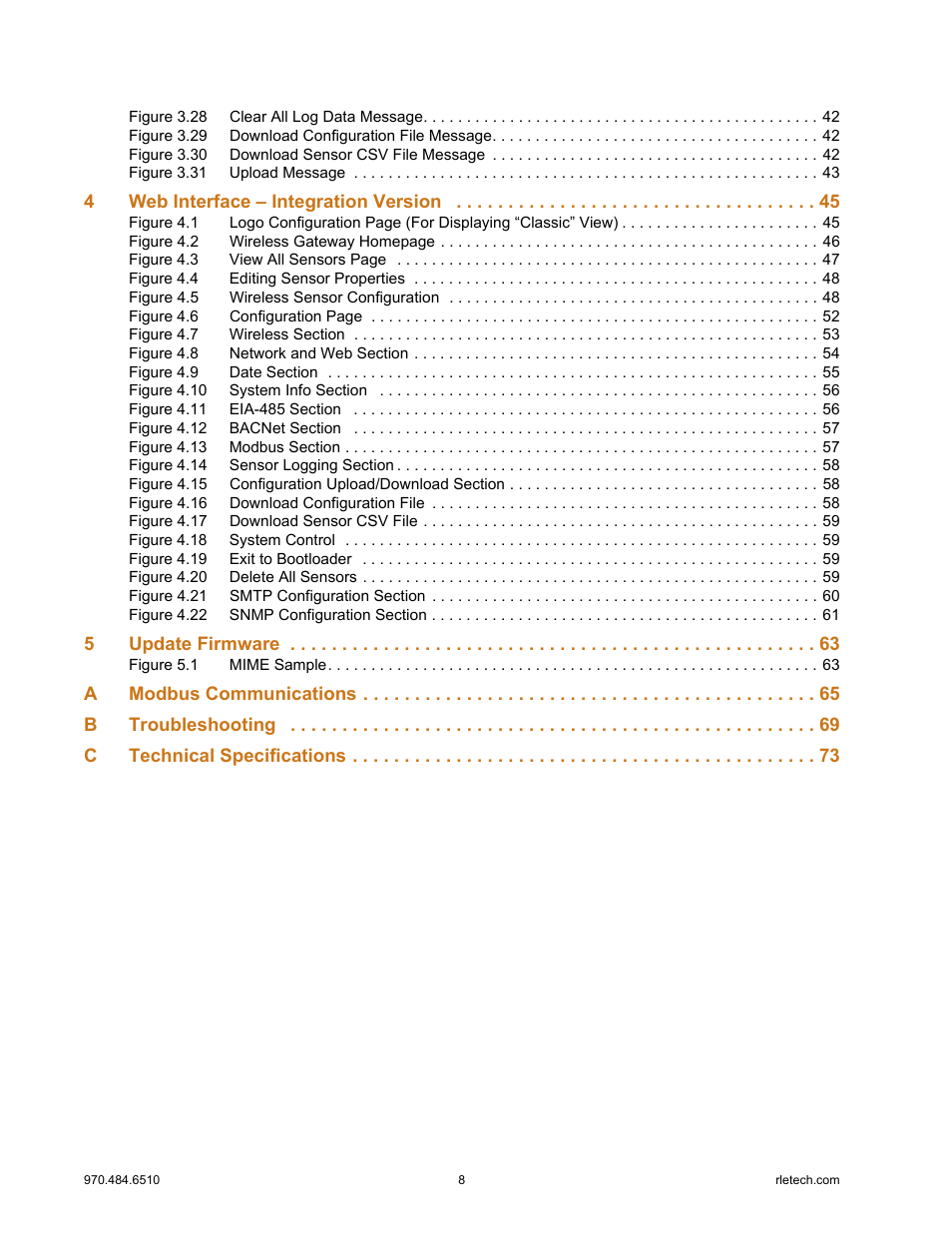 RLE FDS-Wi V.2.5 User Manual | Page 8 / 74