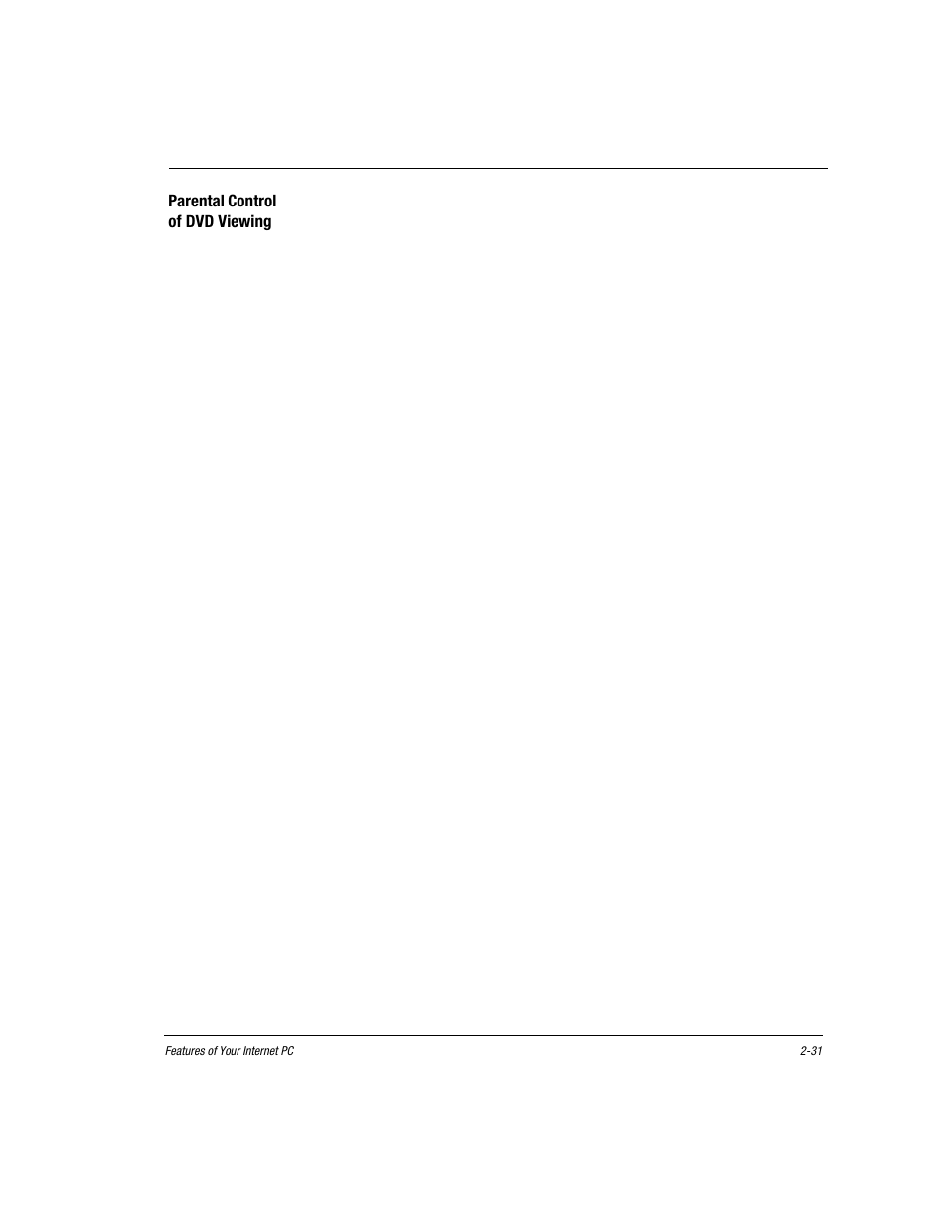 Parental control of dvd viewing, Parental control of dvd viewing -31, Connecting your digital dsl/56k modem -4 | Compaq Presario EZ Series User Manual | Page 42 / 133