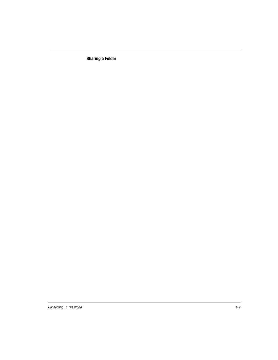 Sharing a folder, To share the folder, complete the following steps, Locate the folder using microsoft windows explorer | Right-click the folder name, Click sharing, Click the access type you wish to activate, Click ok | Compaq Presario EZ Series User Manual | Page 62 / 133