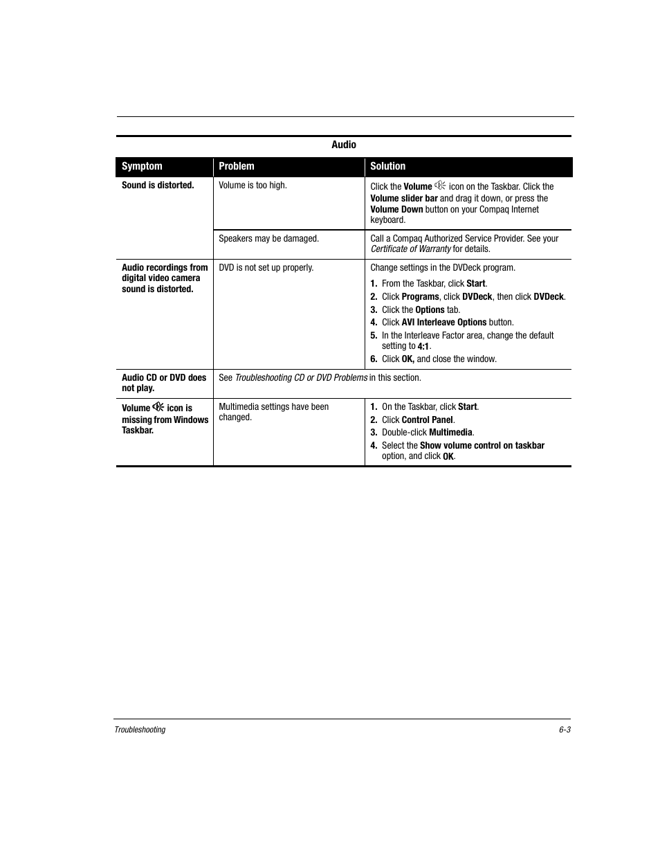 Compaq Presario EZ Series User Manual | Page 78 / 133