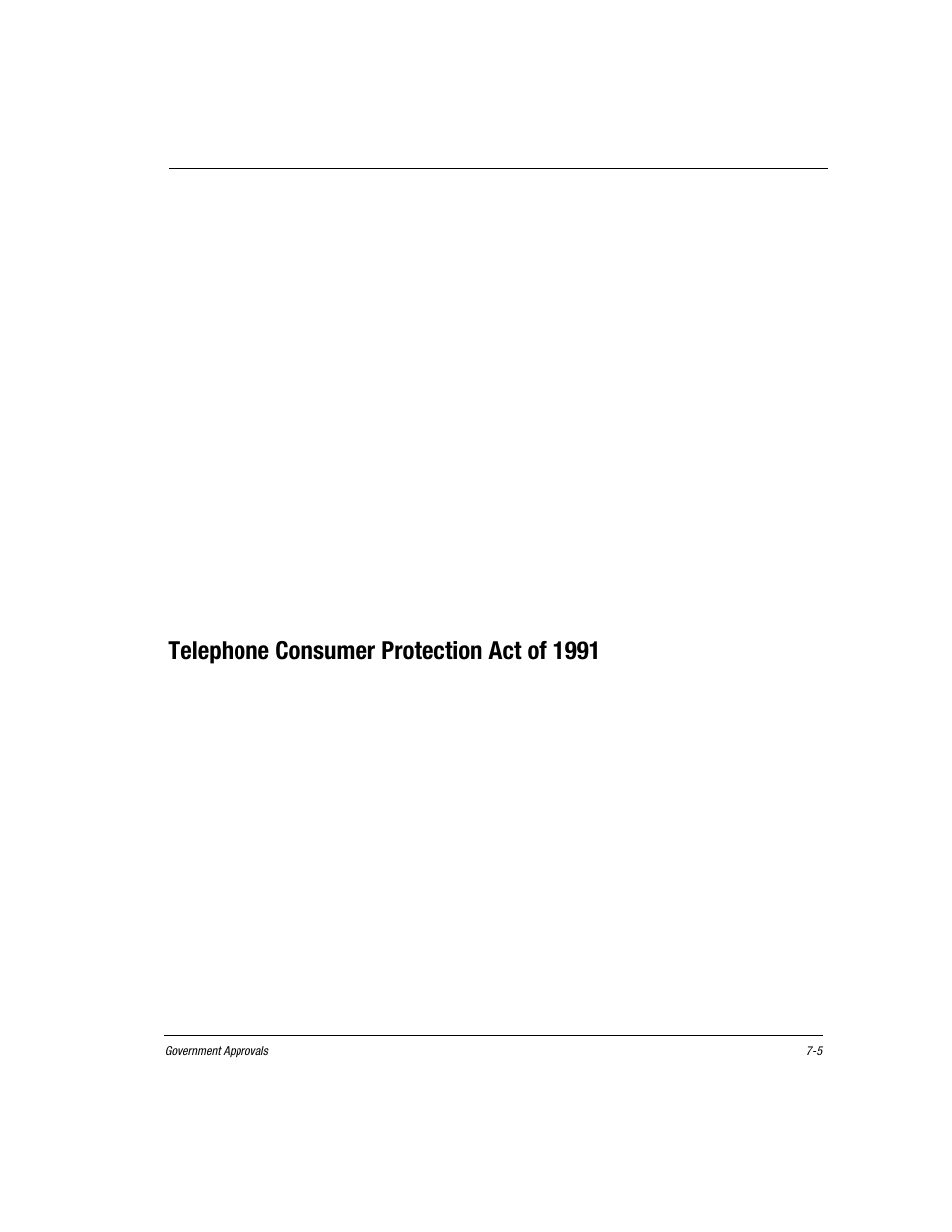 Telephone consumer protection act of 1991, Telephone consumer protection act of 1991 -5 | Compaq Presario EZ Series User Manual | Page 98 / 133