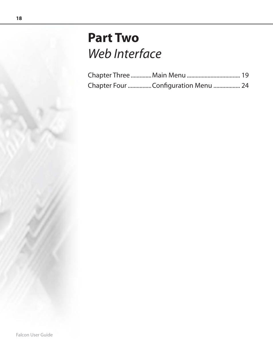 Part two web interface | RLE FMS8 User Manual | Page 18 / 92