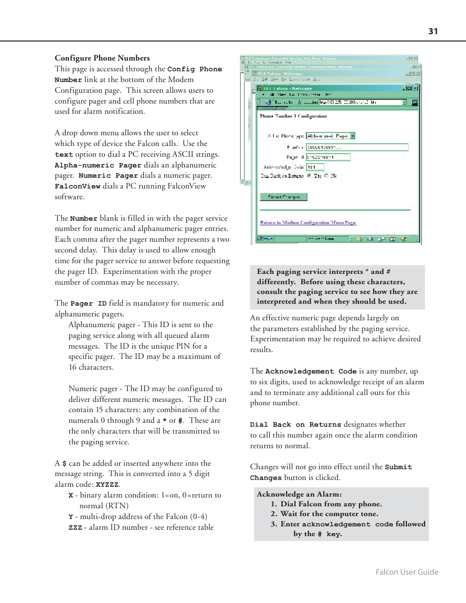 RLE FMS8 User Manual | Page 31 / 92