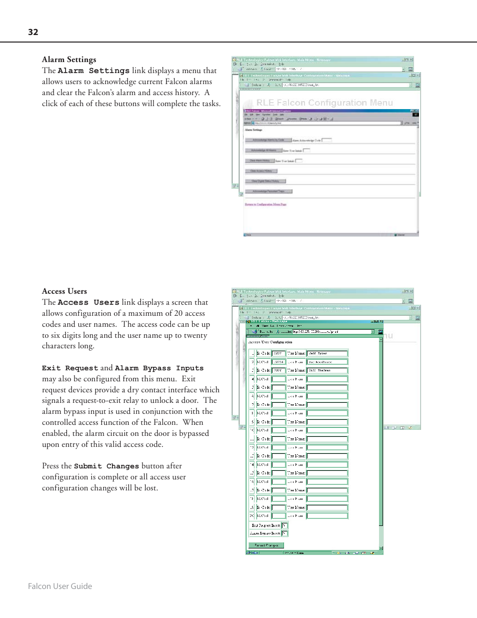 RLE FMS8 User Manual | Page 32 / 92