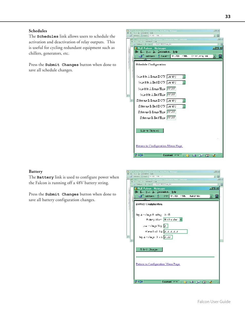 RLE FMS8 User Manual | Page 33 / 92