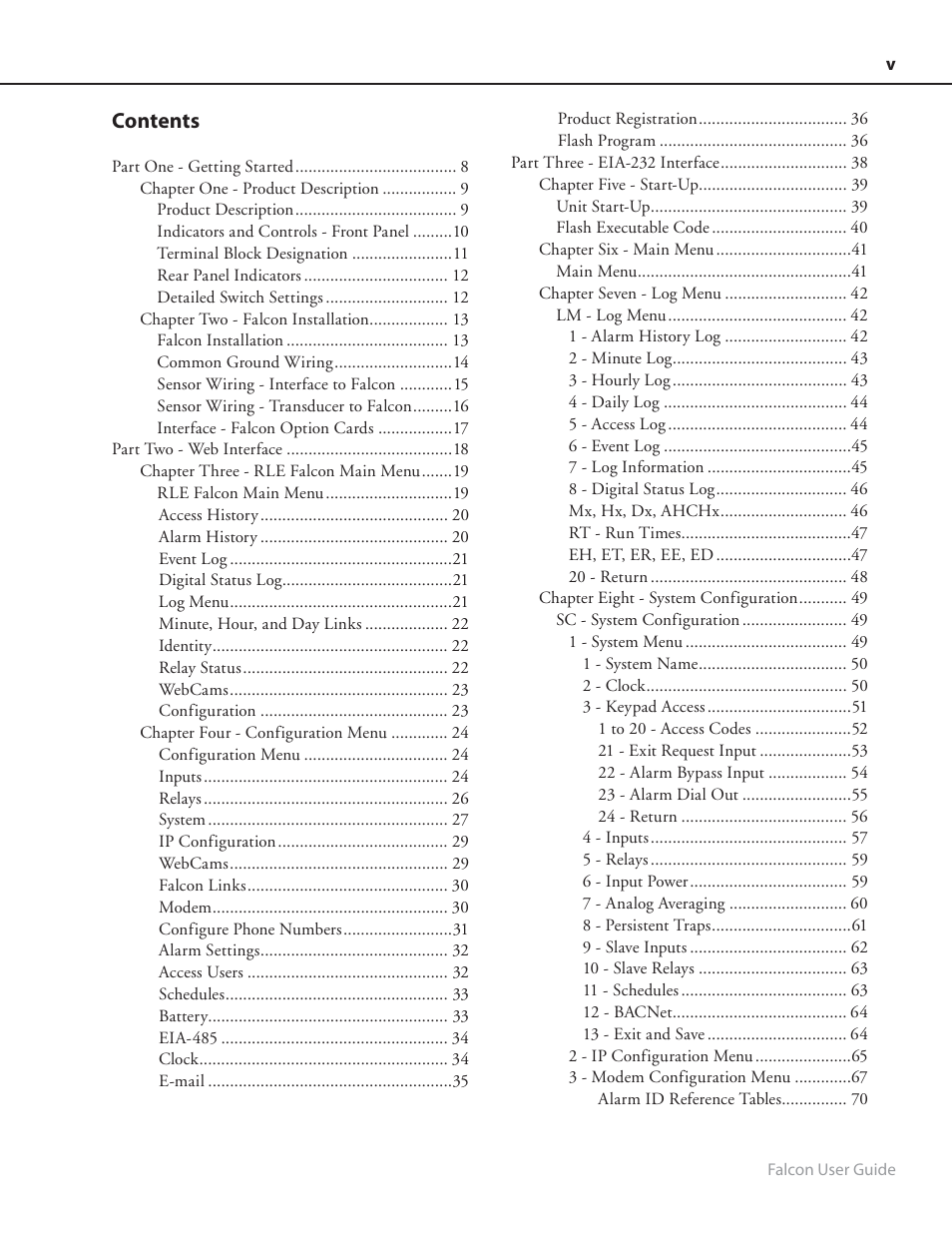 RLE FMS8 User Manual | Page 5 / 92