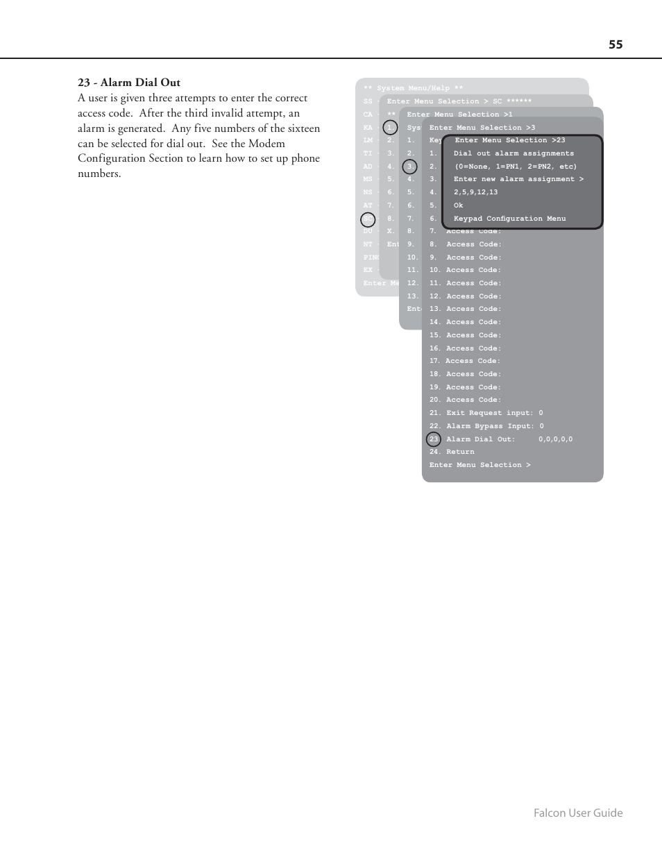 Falcon user guide | RLE FMS8 User Manual | Page 55 / 92