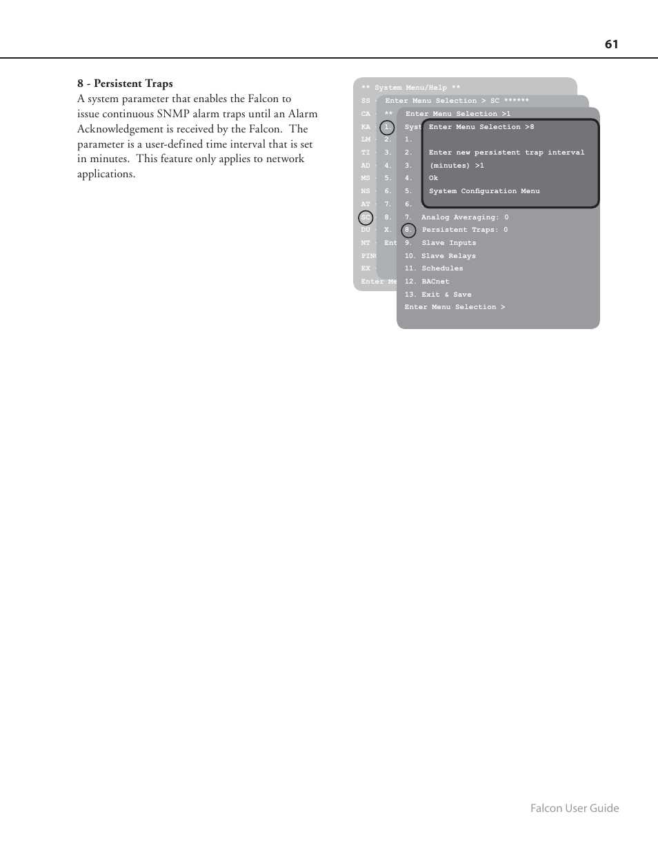 Falcon user guide | RLE FMS8 User Manual | Page 61 / 92