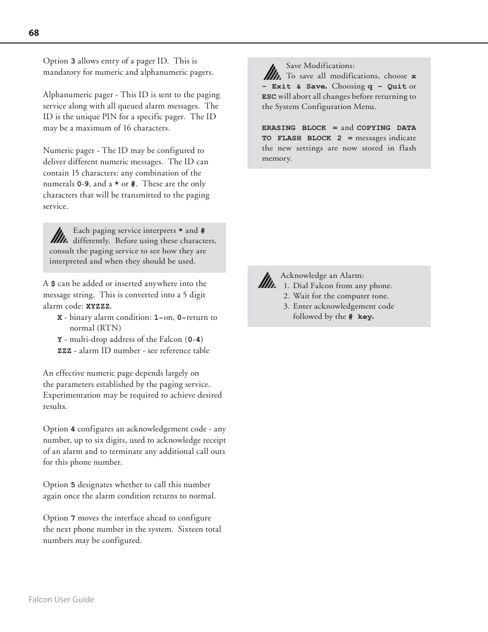 RLE FMS8 User Manual | Page 68 / 92