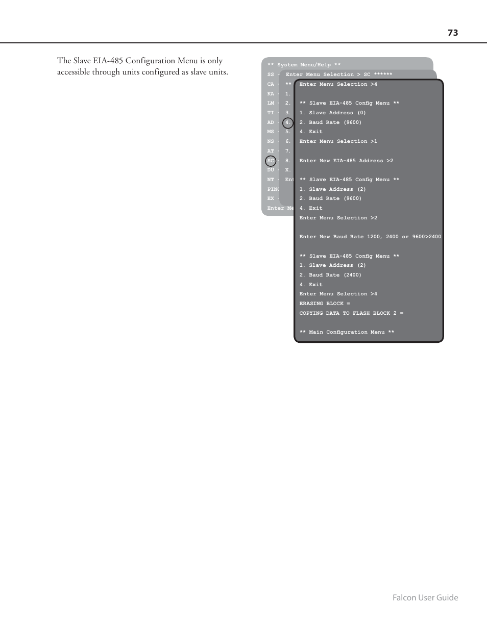 Falcon user guide | RLE FMS8 User Manual | Page 73 / 92