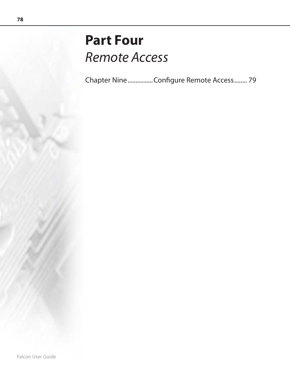Part four remote access | RLE FMS8 User Manual | Page 78 / 92
