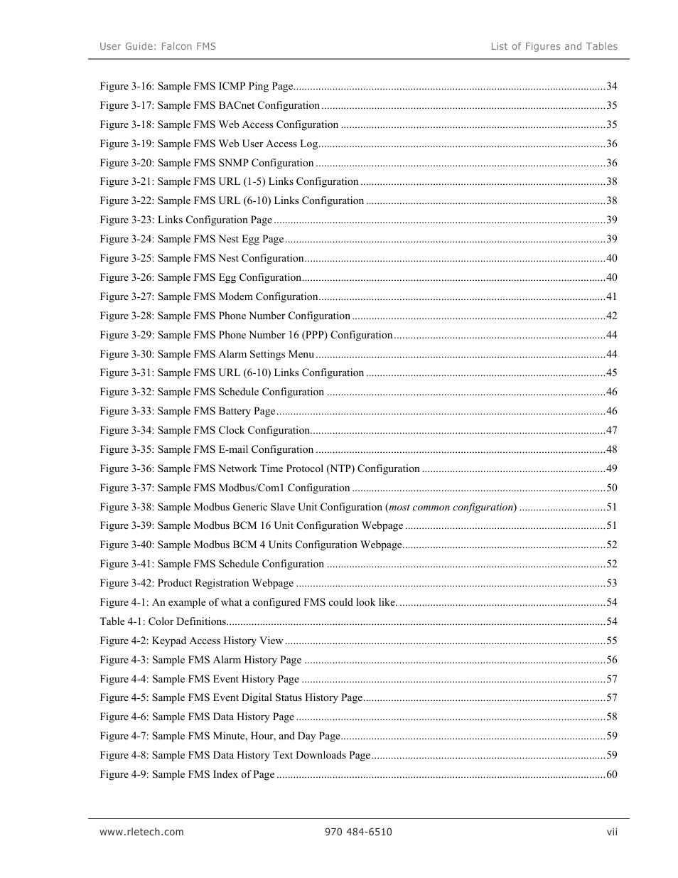 RLE Falcon EM User Manual | Page 11 / 146
