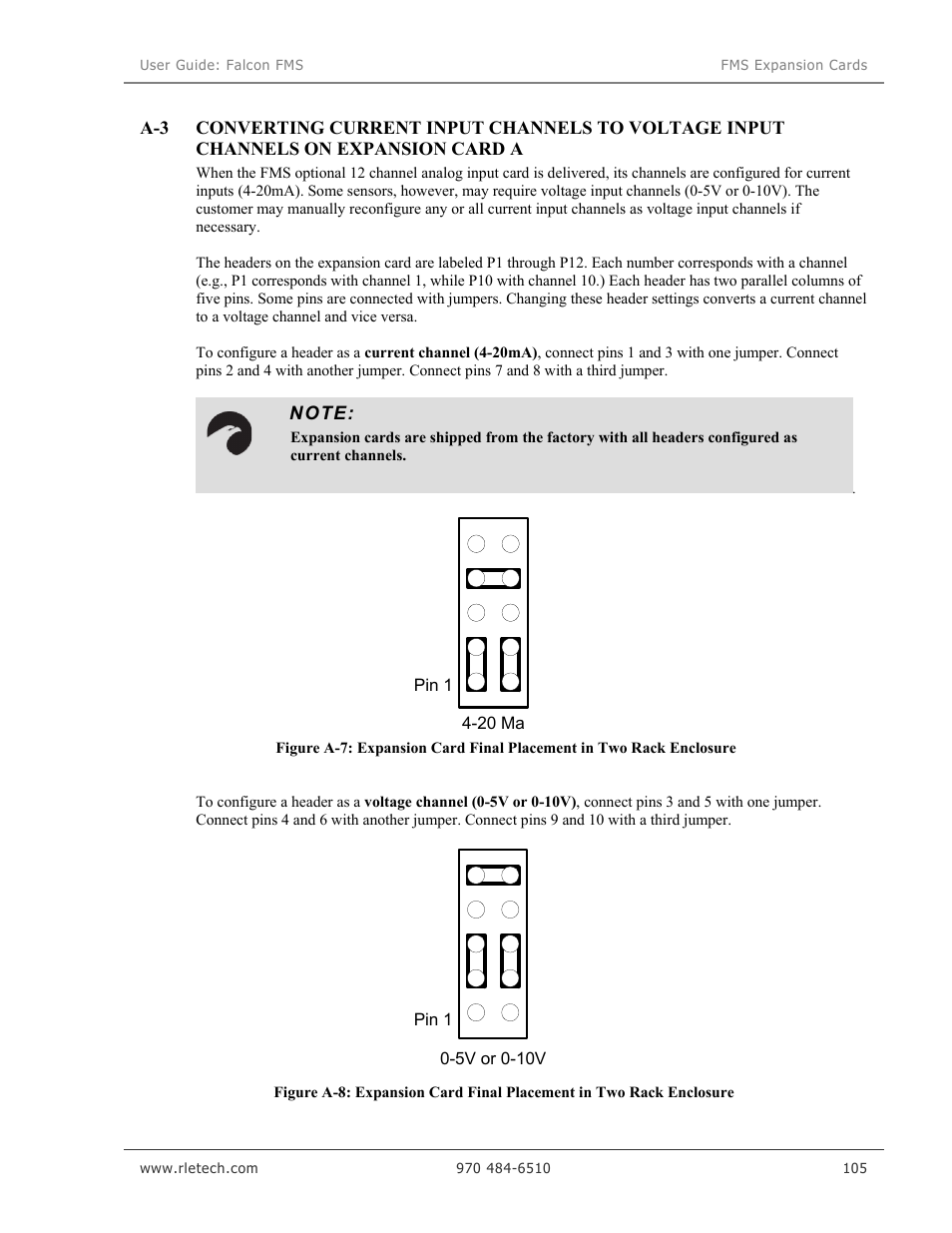 RLE Falcon EM User Manual | Page 119 / 146