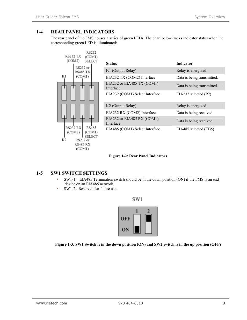 RLE Falcon EM User Manual | Page 17 / 146