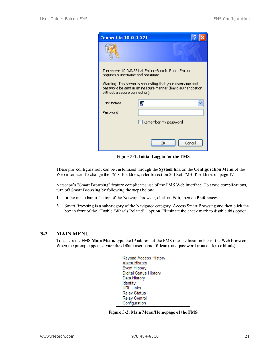 RLE Falcon EM User Manual | Page 35 / 146