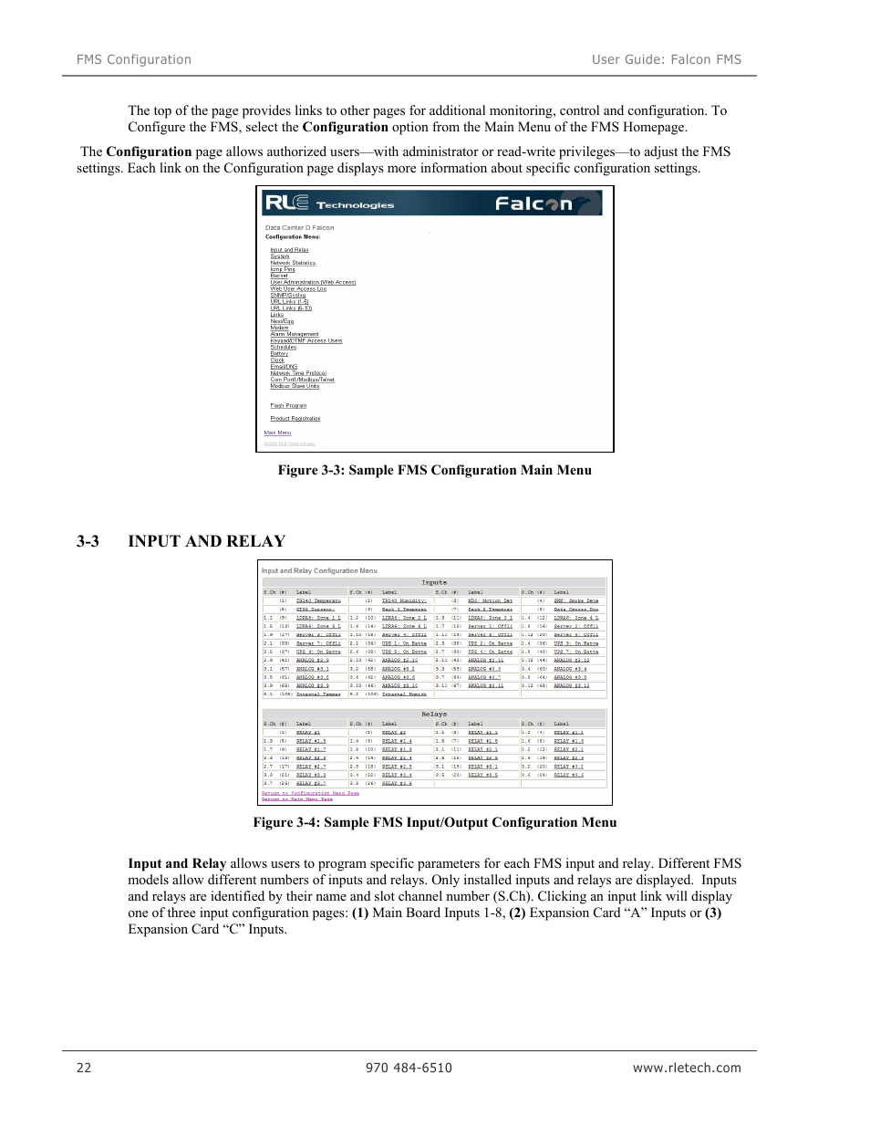 RLE Falcon EM User Manual | Page 36 / 146